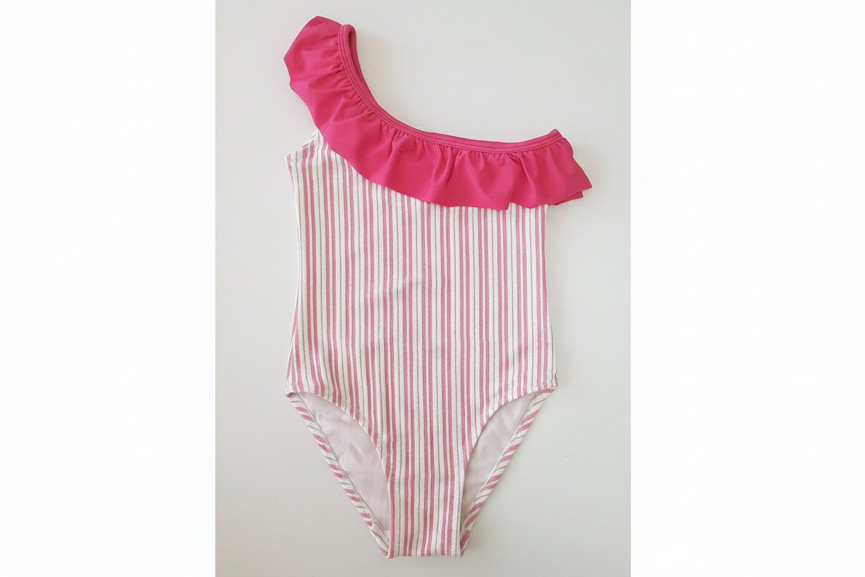 Pink Riviera one shoulder